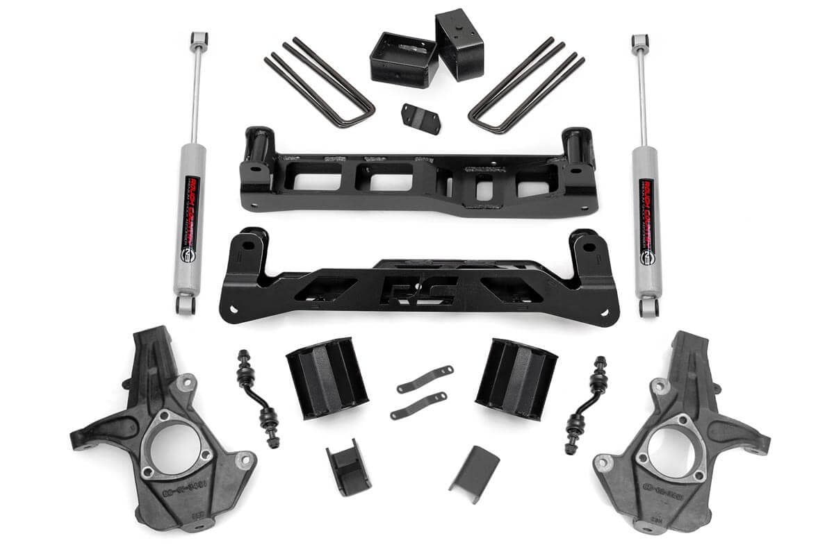 GMC Sierra 1500 Suspension Lift Kit - Rough Country - 5 Inch - '14-'18